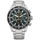 Citizen Urban Crono - 10 ATM, brazalete de acero