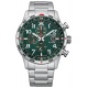 Citizen Urban Crono - 10 ATM, brazalete de acero
