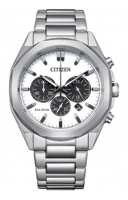 Citizen Chrono Elegant - 10 ATM, brazalete de acero