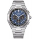 Citizen Chrono Super Titanium 4610 ∅42,5 mm - 10 ATM, Esfera azul, brazalete de super titanium