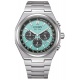 Citizen Chrono Super Titanium 4610 ∅42,5 mm - 10 ATM, Esfera verde, brazalete de super titanium