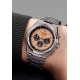 Citizen Chrono Super Titanium 4610 ∅42,5 mm - 10 ATM, Esfera naranja, brazalete de super titanium
