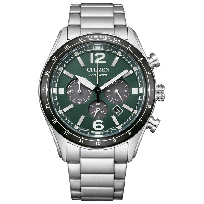 Citizen Aviation - 10 ATM, brazalete de acero