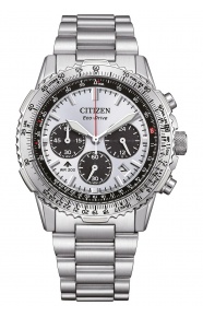 Citizen Navihawk ∅40 mm - 20 ATM, Esfera plateada, brazalete de acero