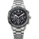 Citizen Navihawk ∅39,98 mm - 20 ATM, Esfera negra, brazalete de acero