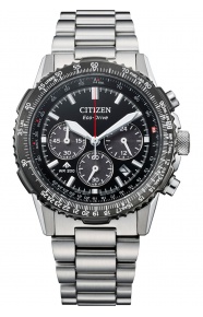 Citizen Navihawk ∅39,98 mm - 20 ATM, Esfera negra, brazalete de acero