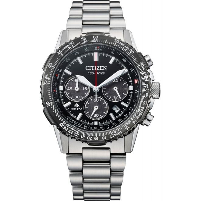 Citizen Navihawk ∅39,98 mm - 20 ATM, Esfera negra, brazalete de acero