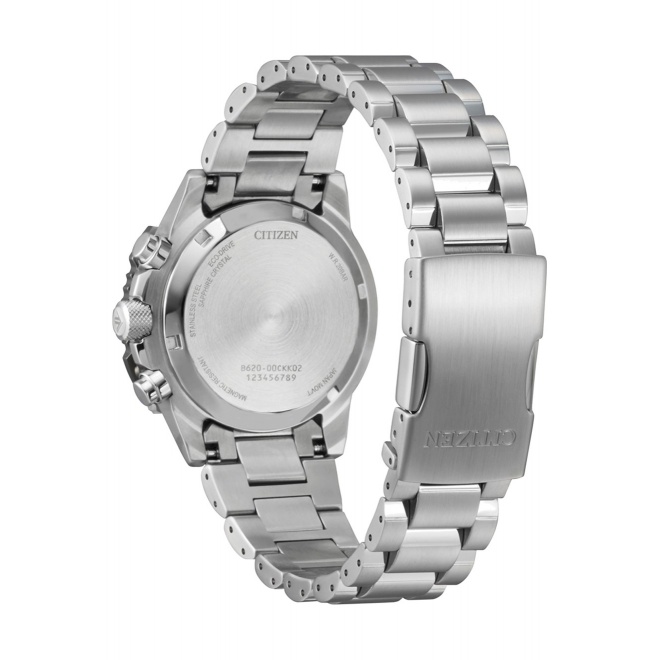 Citizen Navihawk ∅39,98 mm - 20 ATM, Esfera negra, brazalete de acero