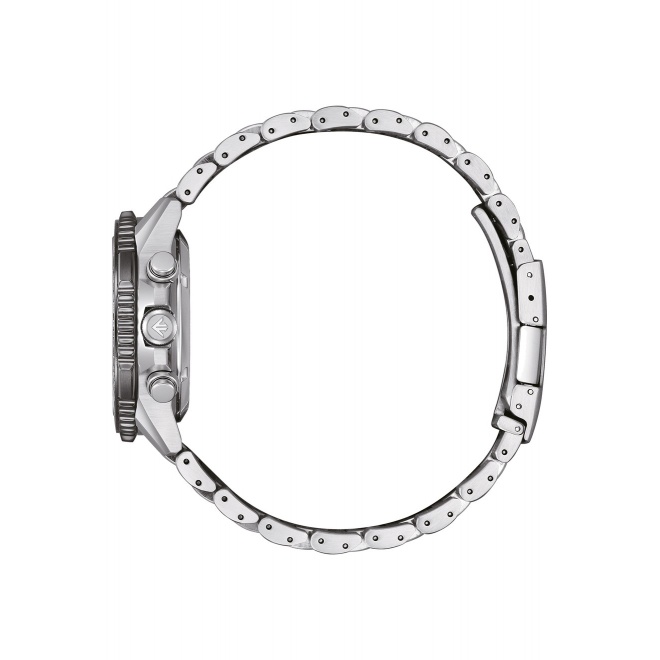 Citizen Navihawk ∅40 mm - 20 ATM, Esfera verde, brazalete de acero