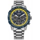 Citizen Navihawk Blue Angels - 20 ATM, brazalete de acero