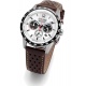 Citizen Chrono Racing ∅39,9 mm - 10 ATM, Esfera blanca, correa de piel pespunteada tipo “racing”