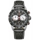 Citizen Chrono Racing ∅39,9 mm - 10 ATM, Esfera negra, correa de piel pespunteada tipo “racing”