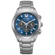 Citizen Chrono Super Titanium 4750 ∅40 mm - 10 ATM, Esfera azul, brazalete de super titanium