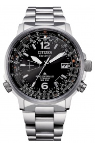 Citizen Pilot Super Titanium - 20 ATM, brazalete de super titanium