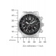Citizen Crono Pilot Acero ∅43 mm - 20 ATM, Esfera negra, brazalete de acero