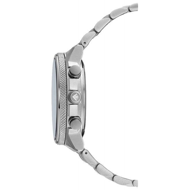 Citizen Crono Pilot Acero ∅43 mm - 20 ATM, Esfera negra, brazalete de acero