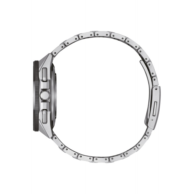 Citizen Satellite Wave Attesa ∅44 mm - 10 ATM, Esfera negra, brazalete de super titanium duratect carbide