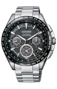 Citizen Satellite Wave GPS F900, brazalete super titanium duratect