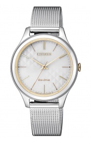 Citizen Lady - 5 ATM, brazalete mesh de acero