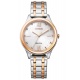 Citizen Lady ∅32 mm - 5 ATM, Esfera marfil, brazalete de acero