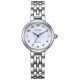 Citizen Lady ∅27,7 mm - 5 ATM, Esfera blanca, brazalete de acero