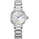Citizen Lady ∅29,5 mm - 5 ATM, Esfera blanca, brazalete de acero