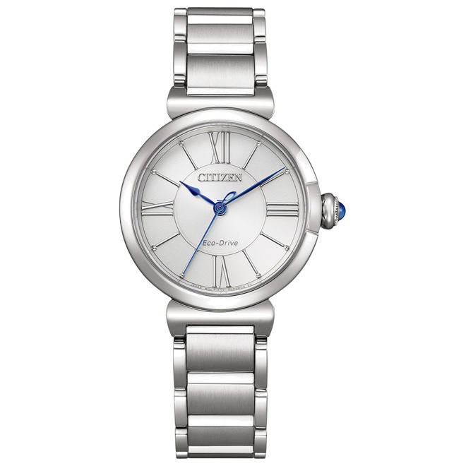 Citizen Lady ∅29,5 mm - 5 ATM, Esfera blanca, brazalete de acero