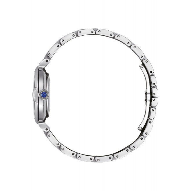 Citizen Lady ∅29 mm - 5 ATM, Esfera nácar blanco, brazalete de acero