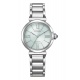 Citizen Lady ∅29,5 mm - 5 ATM, Esfera verde, brazalete de acero