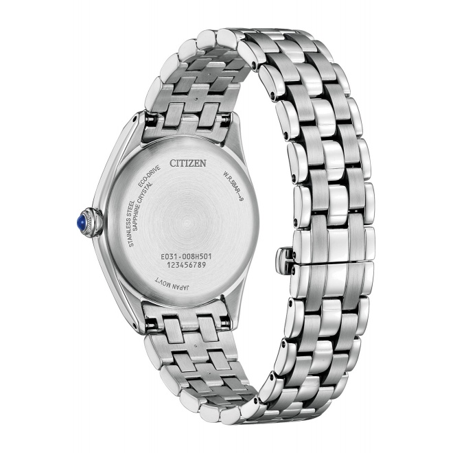 Citizen Lady ∅33 mm - 5 ATM, Esfera nácar blanco, brazalete de acero
