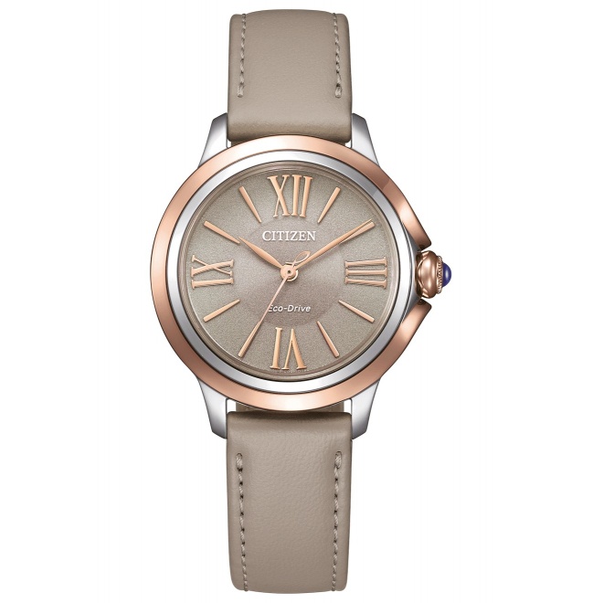 Citizen Lady ∅30 mm - 5 ATM, Esfera gris, correa eco-pet