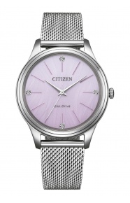 Citizen Lady Casual - 5 ATM, brazalete de acero tipo mesh