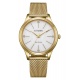 Citizen Lady Casual ∅34 mm - 5 ATM, Esfera blanca, brazalete de acero tipo mesh
