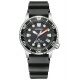 Citizen Diver’s Eco Drive ∅36,5 mm - 20 ATM, Esfera negra, correa de caucho