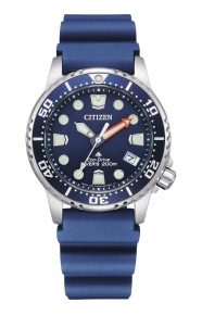 Citizen Diver’s Eco Drive ∅36,5 mm - 20 ATM, Esfera azul, correa de goma
