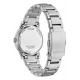 Citizen Eco Drive Pair ∅30 mm - 3 ATM, Esfera blanca, brazalete de acero