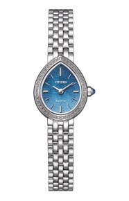 Citizen Lady Diamonds Limited Edition ∅19,7 mm - 5 ATM, Esfera azul, brazalete de acero