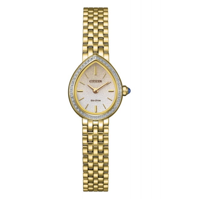Citizen Lady Diamonds Limited Edition - 5 ATM, brazalete de acero