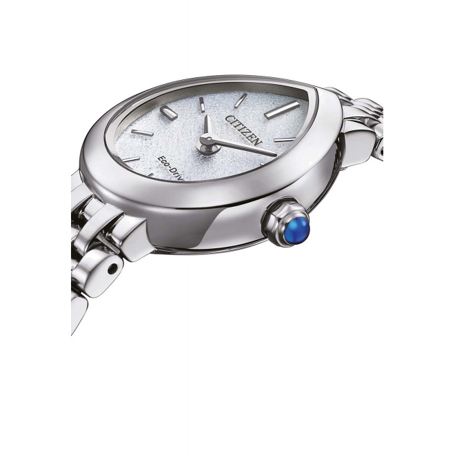 Citizen Lady ∅19,7 mm - 5 ATM, Esfera plateada, brazalete de acero