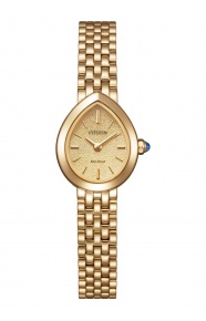 Citizen Lady ∅19,7 mm - 5 ATM, Esfera beige, brazalete de acero
