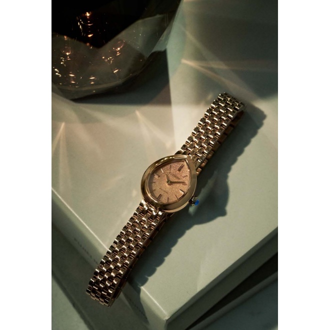 Citizen Lady ∅19,7 mm - 5 ATM, Esfera beige, brazalete de acero