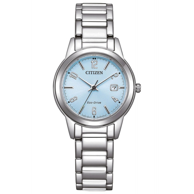 Citizen Lady ∅29,4 mm - 3 ATM, Esfera azul claro, brazalete de acero