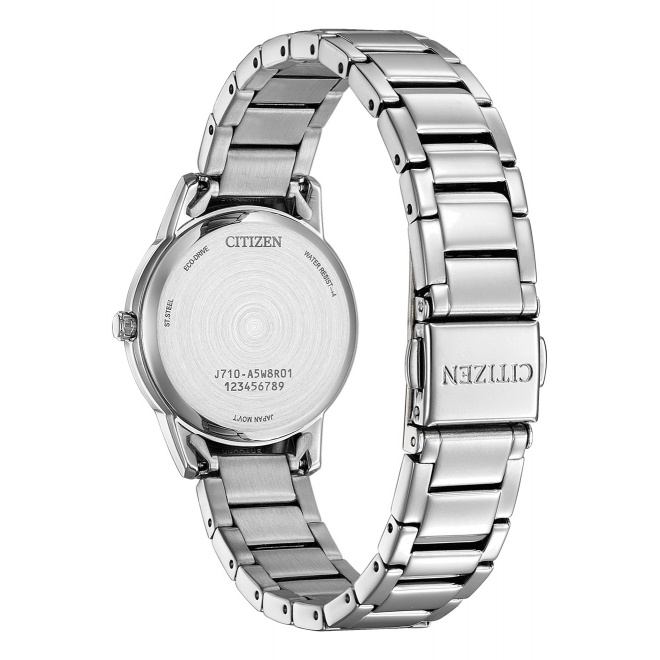 Citizen Lady ∅29,4 mm - 3 ATM, Esfera azul claro, brazalete de acero
