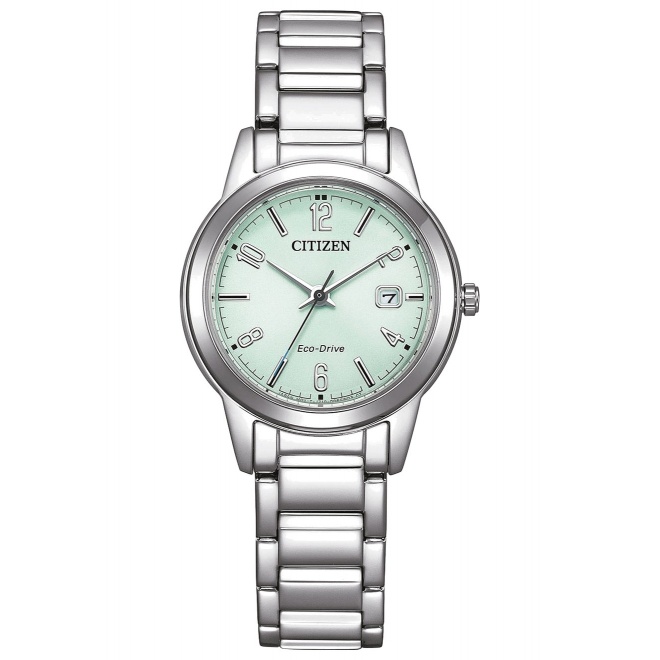 Citizen Lady ∅29,4 mm - 3 ATM, Esfera verde, brazalete de acero