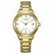Citizen Lady Sporty ∅33,5 mm - 5 ATM, Esfera blanca, brazalete de acero