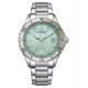 Citizen Lady Crystal - 10 ATM, brazalete de acero