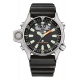 Citizen Aqualand I ∅44 mm - 8 ATM, Esfera negra, correa de caucho