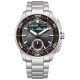 Citizen Wave Tracker ∅42,4 mm - 20 ATM, Esfera negra, brazalete de acero