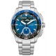 Citizen Wave Tracker ∅42,4 mm - 20 ATM, Esfera azul, brazalete de acero