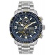 Citizen Blue Angels ∅45 mm - 20 ATM, Esfera azul, brazalete de acero de doble cierre